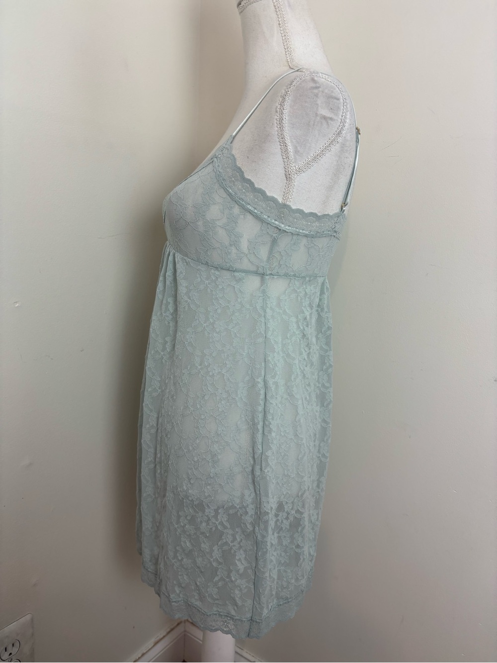 Eberjey 'Amaya' Chemise In Seaglass Size Medium NWT - Picture 6 of 8
